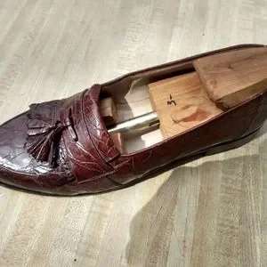 Miguel Angel Men\'s Brown Tassel Alligator Slipon Loafer Size 8M (20) Miguel Angel | Shoes | Miguel Angel Mens Brown Tassel  main image 3